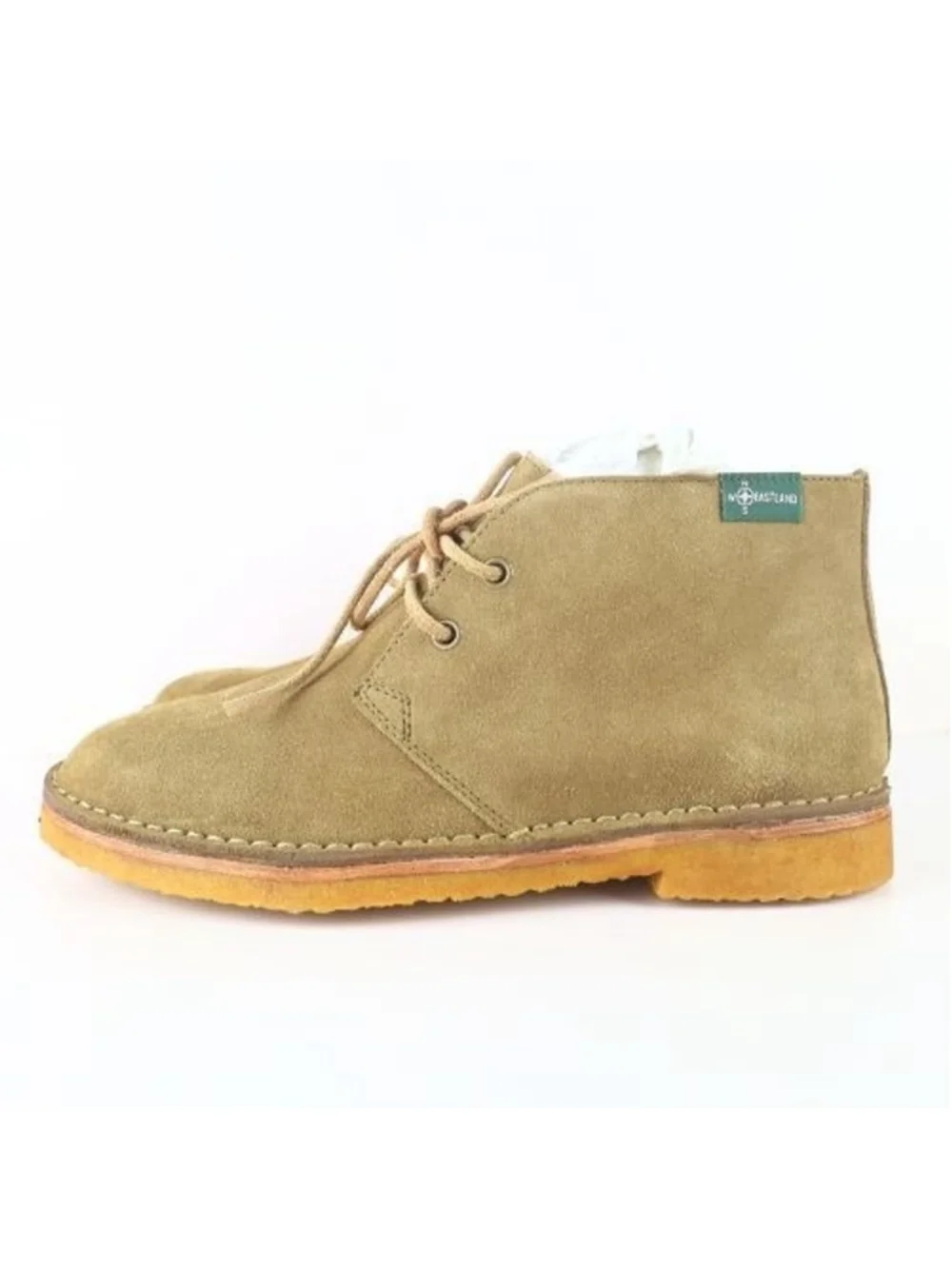 Eastland Hull 1955 Chukka Men Boots Khaki Suede 8- 0049